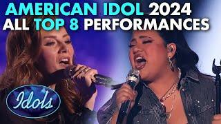 ALL AMERICAN IDOL TOP 8 PERFORMANCES 2024  Idols Global