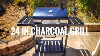 Royal Gourmet 24 Inches Charcoal Grill Unboxing and First Cook