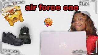 unboxing my air force 1 #unboxing #blackcontentcreator