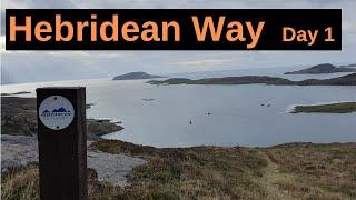 Hebridean Way - Day 1  Vatersay Hall - Kilbride Campsite 