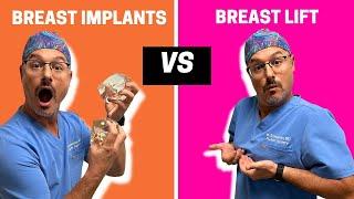 Breast Implant vs Breast Lift - Which do you need?