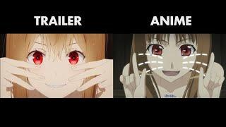 SPICE AND WOLF 2024 trailer comparison to EP 1 & 2