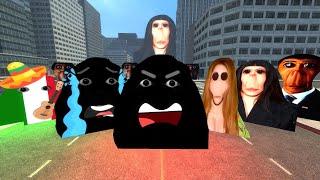 Furious Angry Munci Sad Angry Munci Rosalia Bizcochito Family And Obunga Family Nextbot Gmod