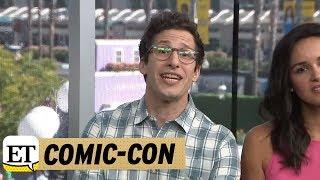 Comic-Con 2018 Andy Samberg Makes A Plea For Bruce Willis To Guest Star On Brooklyn Nine-Nine