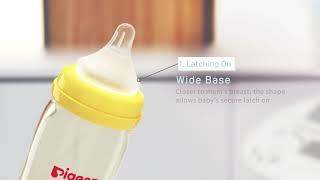 SofTouch™ Nursing Bottle is designed based on 60 years of research on babys suckling motions.