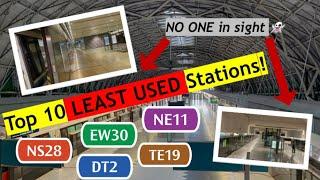 The Top 10 Least-used Stations In Singapore you will be surprised