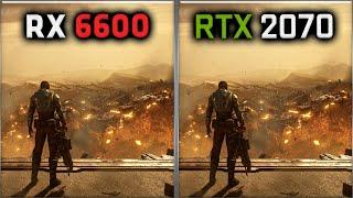 RX 6600 vs RTX 2070 Benchmark – 59 Tests