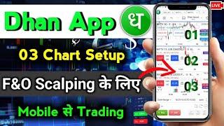 Dhan app me 03 Chart kaise karen - Option Scalping ke Liye Best Dhan chart Trading  Call & Put