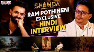 Skanda Movie Hindi Interview  Ram Pothineni  Sreeleela  Boyapati Sreenu  Thaman S Aditya Movies