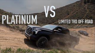 2022 Tundra Hill Climb Comparison  Limited TRD Off-Road vs Platinum