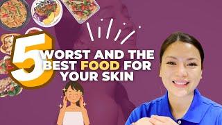 Beauty Tips  5 Worst and the Best Food for your Skin