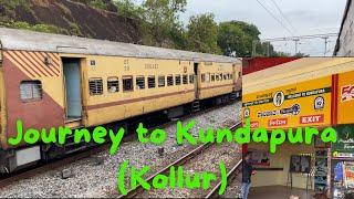 Vlog 2 Rail & Road Journey to Kundapura Kollur. #mangalore #mumbai #kollur #mookambikatemple