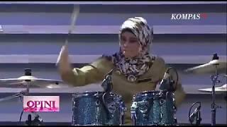 Drummer Wanita PNS ROCKERS