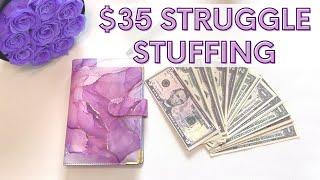 $35 Low Income Cash Stuffing  How Many Challenges Can I Finish?