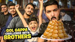 Gol Gappa Challenge with Brothers