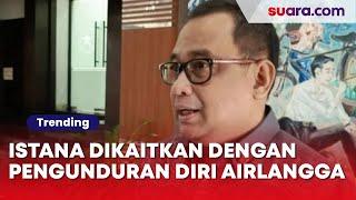 Dikaitkan dengan Pengunduran Diri Airlangga dari Ketum Golkar Istana Jawab Begini