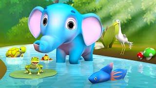 The Clean Elephant Bengali Story  পরিষ্কার হাতি বাংলা গল্প  3D Animated Panchatantra Moral Stories