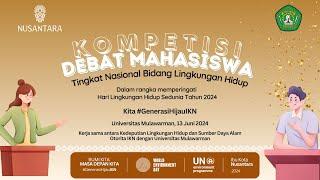 Kompetisi Debat Mahasiswa Tingkat Nasional Bidang Lingkungan Hidup