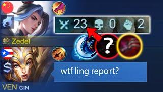 NEW LING PLAYSTYLE & ONESHOT BUILD AFTER BUFF I’m shocked