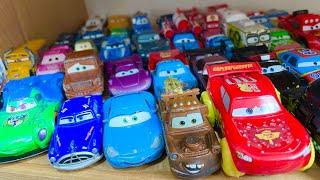 【lightning mcqueen toys collection】おもちゃのトミカカーズのライトニング・マックィーンとアーヴィーとはたらくくるま
