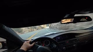 BMW E92 M3 POV drive with exhaust sound