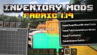 14 Inventory Mods thats client-side Fabric 1.19.2