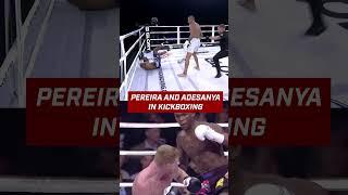 Alex Pereira and Israel Adesanya in their kickboxing days 