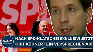 EUROPAWAHL Nach dem SPD-Debakel Jetzt gibt Kevin Kühnert ein Versprechen ab I EXKLUSIV-INTERVIEW