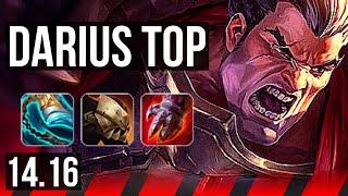 DARIUS vs MALPHITE TOP  800+ games  EUW Master  14.16