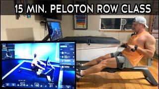 Peloton Row Class   15 Minute Demo with Dave Erickson