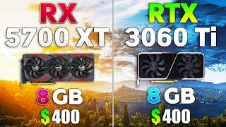 RTX 3060 Ti vs RX 5700 XT - Test in 10 Games l 4K l