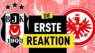 Erster Sieg Eintracht Frankfurt triumphiert bei Besiktas Istanbul  Europa League Reaktion