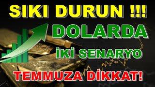 Temmuz Sıkıntılı Geliyor  Dolarda İki Senaryo  Altın Yatırımcısı Ne Yapacak  Dolar Yorumları