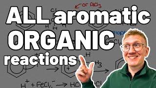 ALL Aromatic Chemistry Reactions in A-level Chemistry  Organic Chemistry  Benzene  Arenes  OCR