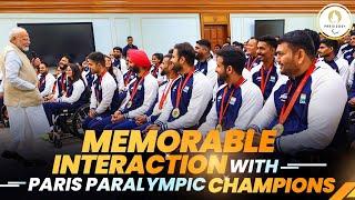 LIVE  PM Modis interaction with Paris Paralympic champions