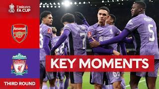 Arsenal v Liverpool  Key Moments  Third Round  Emirates FA Cup 2023-24