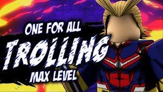 MAX Level One For All User TROLLING On Boku No Roblox Remastered  iBeMaine