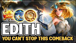 NEW Edith Build gave me an Epic Comeback〖New Season Solo-Q Ranked〗