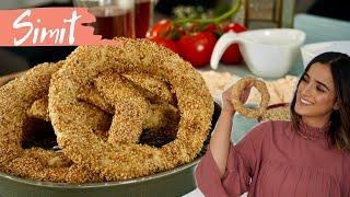 Simit Rezept - außen knusprig & innen soft  Türkische Sesamringe selber machen  Turkish Streetfood