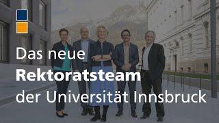 Das neue Rektoratsteam der Universität Innsbruck