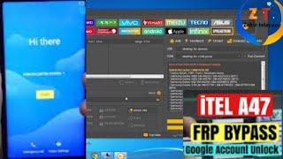 Itel a47 frp bypass unlock tool one click