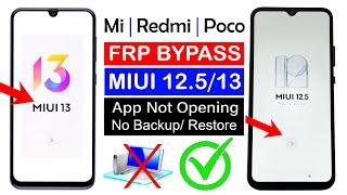 All Xiaomi MIUI 12.5 13 Gmail Account Bypass  100% Working  Without Computer