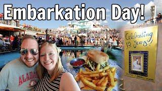 Embarkation Day on the Carnival Valor  Exploring the Ship  Cruise Day One Vlog