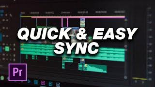 Adobe Premiere Pro Tutorial How To Sync Audio & Video For Beginners