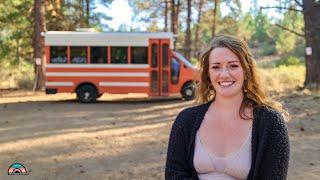 Her $20k DIY School Bus Build
