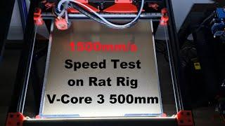 1500mms Speed Test on Rat Rig V-Core 3 500