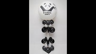 Стойка -  панда.Panda balloon Column