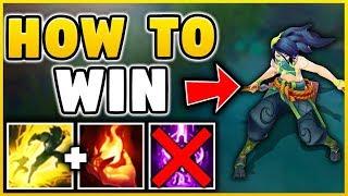 HOW TO WIN EVERY GAME WITH SEASON 8 AKALI ULTIMATE REWORKED AKALI CARRY - League of legends