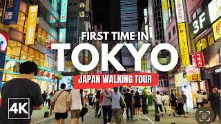 JAPAN Adventures Experiencing TOKYO For The First Time  Stunning 4K Walking Tour