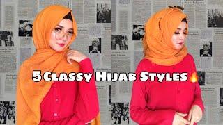 5 classy Hijab Styles